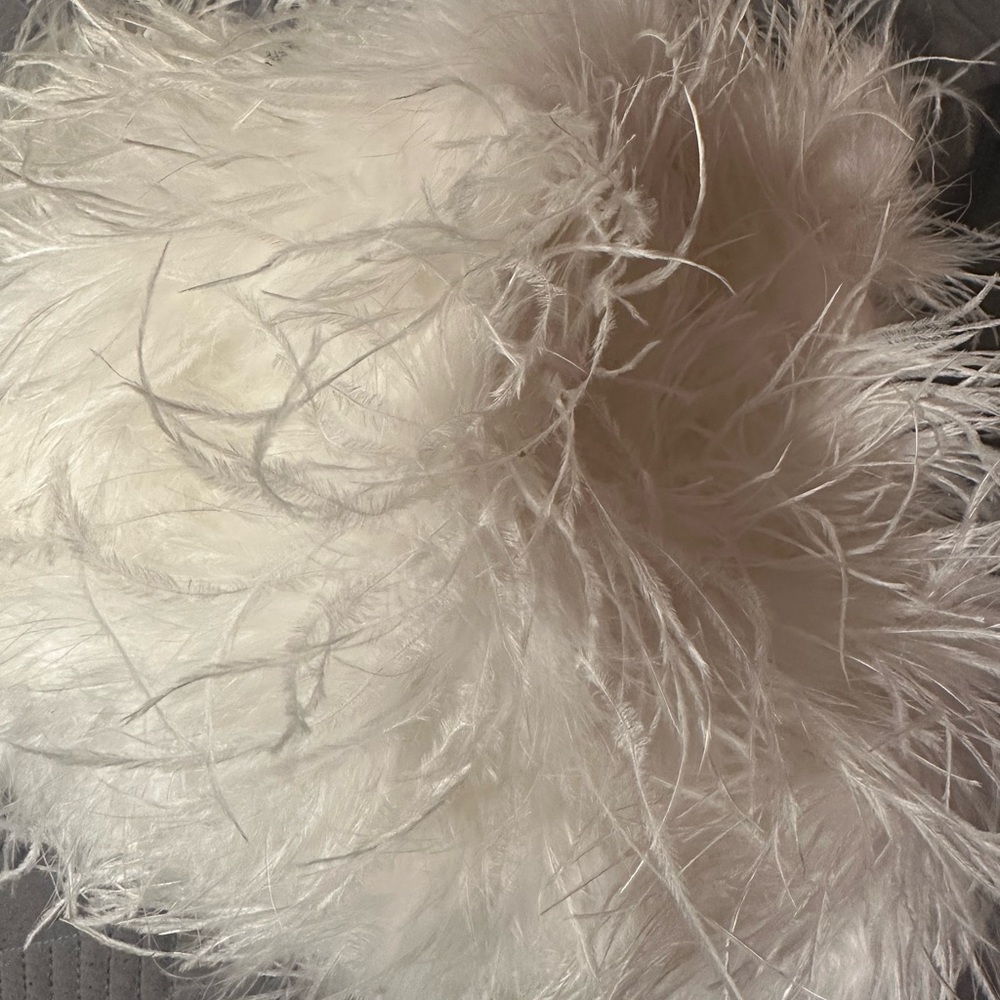Karen Millen Bardot feather crop top - Picture 7 of 7